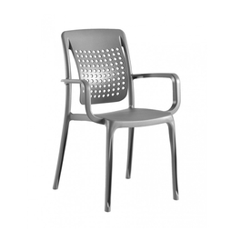 Fauteuil\u0020FACTORY\u0020Gris\u0020\u002D\u0020Grosfillex