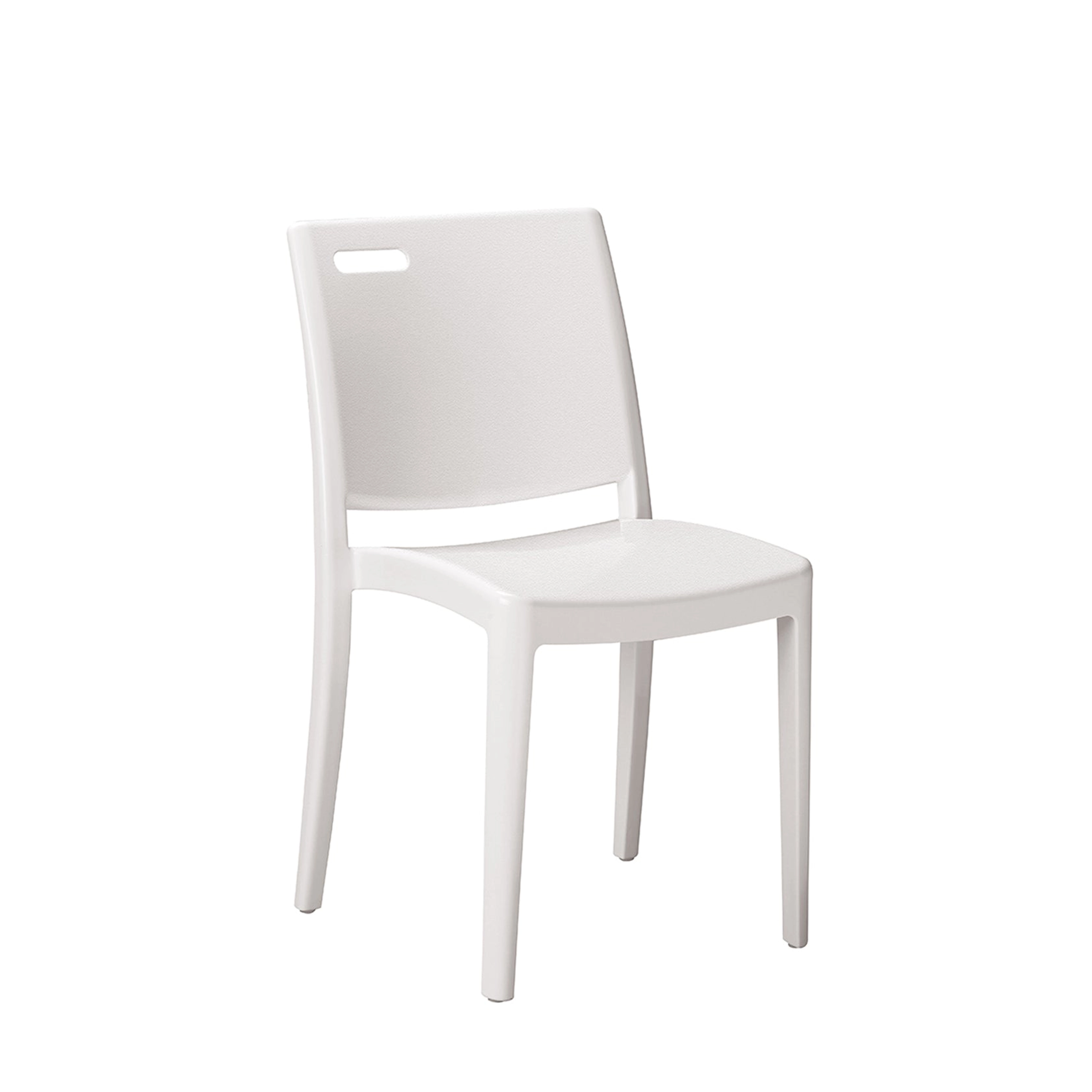 Chaise CLIP Polypropylène 48x50xh81cm Blanc - Grosfillex - Henri Julien