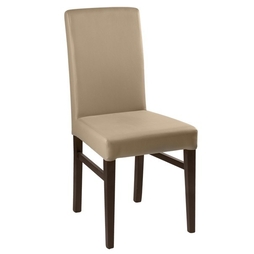 Chaise\u0020Broadway\u0020tissu\u0020Taupe\u002Fbois\u0020Noyer