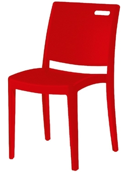Chaise Clip Rouge Archi Grosfillex