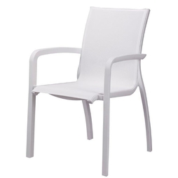 Fauteuil\u0020toile\u0020SUNSET\u0020Blanc