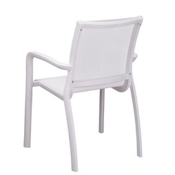 Fauteuil\u0020toile\u0020SUNSET\u0020Blanc