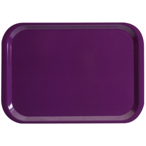 Plateau Fast Food CHIC 37,5x26,5 Aubergine - Henri Julien