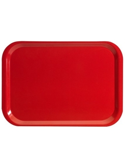 Plateau Fast Food CHIC 37,5x26,5 Rouge
