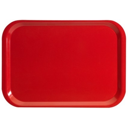 Plateau Fast Food CHIC 37,5x26,5 Rouge - Henri Julien