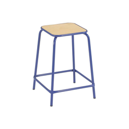 Tabouret empilable Hauteur 58 bleu - Henri Julien