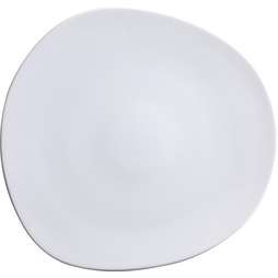 Assiette\u0020plate\u0020forme\u0020galet\u0020ISLAND\u0020\u00D8310mm\u0020Porcelaine\u0020Blanc