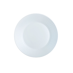 Assiette\u0020plate\u0020STAIRO\u0020ARCOROC\u0020\u00D8250mm\u0020Verre\u0020Tremp\u00E9\u0020Blanc