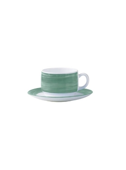 Tasse à thé RESTAURANT BRUSH 19cl Dark Green - Arcoroc