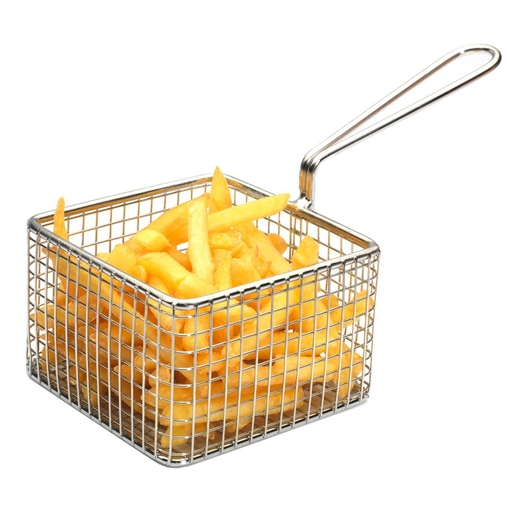 Panier à Frites 'Mini' en fil inox (9,5 cm x 9,5) - Henri Julien