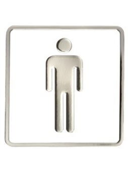 Plaque Adhésive 'Toilettes Hommes'