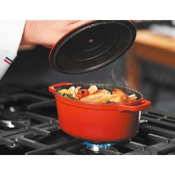 Cocotte\u0020Ovale\u0020Fonte\u0020culinaire\u0020Longueur\u002031\u0020Rubis