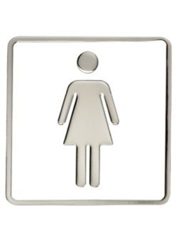 Plaque Adhésive 'Toilettes Femmes'