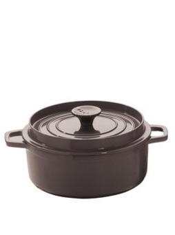 Cocotte Ronde Fonte culinaire ø20 Taupe