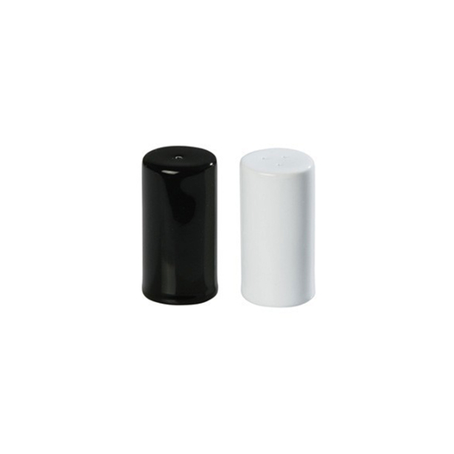 Salière + Poivrière  Duo Noir et Blanc Ø30xh60mm - Henri Julien