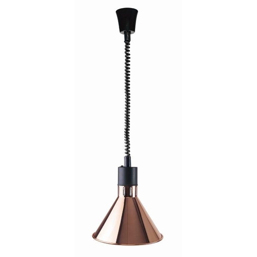 Lampe chauffante extensible conique CUIVRE - Henri Julien