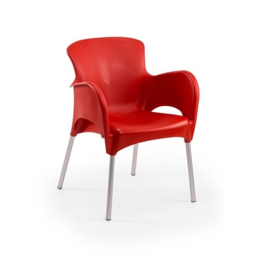 Fauteuil LIMA Rouge - Henri Julien