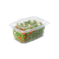 50 Barquettes Rectangle Ondipack avec couvercle 600g - Henri Julien