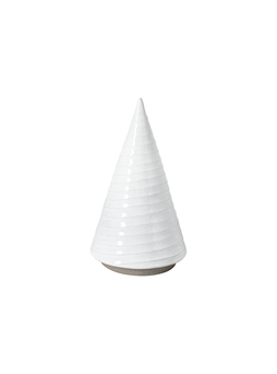 Arbre de Noël Décoratif Porcelaine Blanc 21cm - Idéal pour Noël - Costa Nova