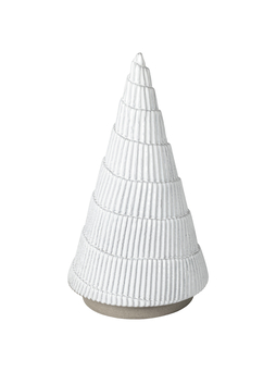 Arbre de Noël Décoratif Porcelaine Blanc 32cm - Idéal pour Noël - Costa Nova
