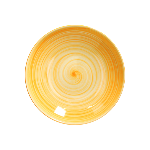 Assiette Creuse MATILDA Ø260xh50mm Porcelaine Jaune - Henri Julien