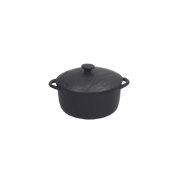 Cocotte Ronde VULCANIA BLACK 58cl L175 avec anses - Henri Julien