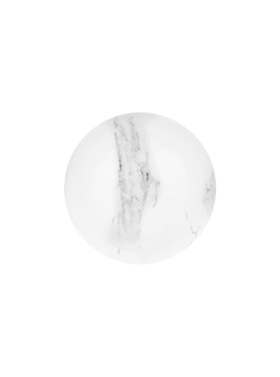 Assiette Plate MARBOL Ø210mm Porcelaine blanc Marbre - SPAL