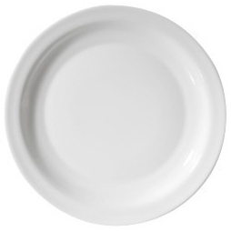 Assiette plate PERFORMA Ø235mm Verre Trempé Blanc - Bormioli Rocco - Henri Julien