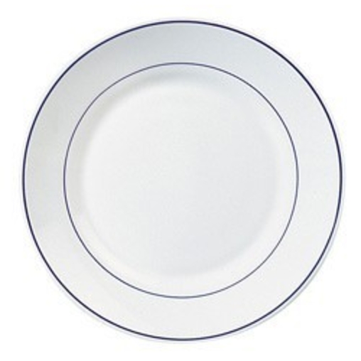 Assiette creuse RESTAURANT Filet bleu Ø225mm Verre Trempé - Arcoroc - Henri Julien