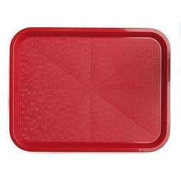 Plateau\u0020Fast\u0020Food\u0020POLYPRO\u002034,5x27\u0020Rouge