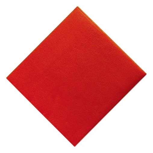 1200 Serviettes 2 épaisseurs DOUBLE POINT 38x38cm Rouge - Henri Julien