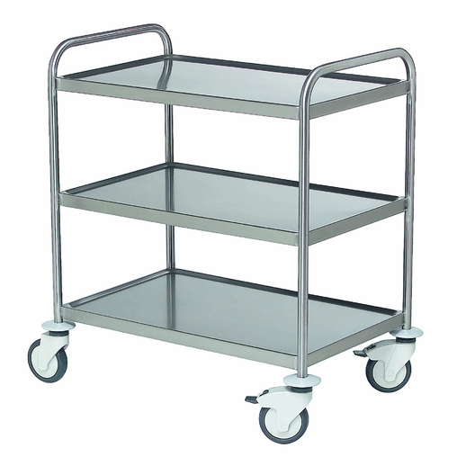 Chariot de Service inox 3 plateaux PM - Henri Julien