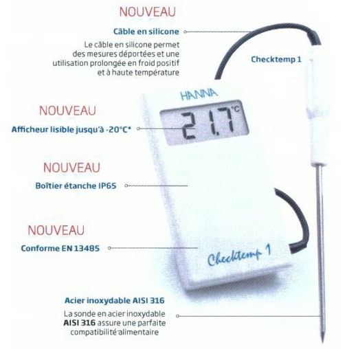 Thermomètre à sonde Checktemp 1 - Henri Julien