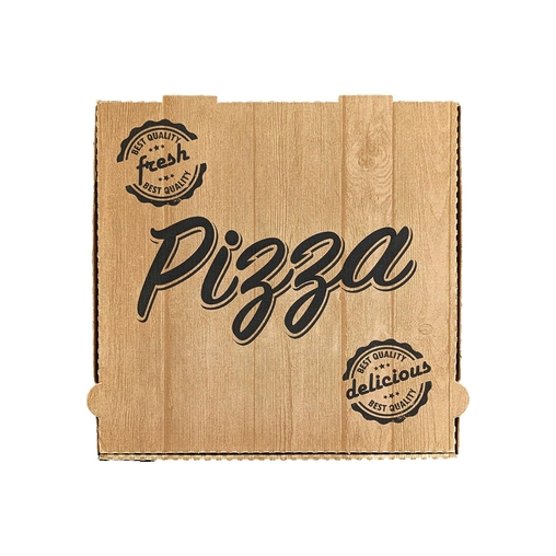 100 Boîtes à pizza 29x29 kraft Le sachet - Henri Julien