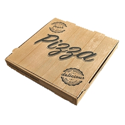 100 Boîtes à pizza 31x31 kraft Le sachet - Henri Julien