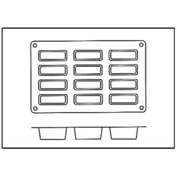 Moule 12 Mini Cakes silicone - Henri Julien