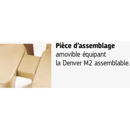 Chaise M2 assemblable DENVER Beige Grosfillex - Henri Julien