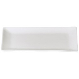 Assiette\u0020Plate\u0020Rectangle\u0020D\u00C9LICES\u0020200x130mm\u0020Porcelaine\u0020Blanc