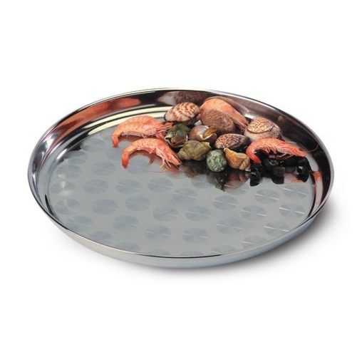 Plateau de fruits de mer Ø400mm Inox 18/10 - Eternum - Henri Julien