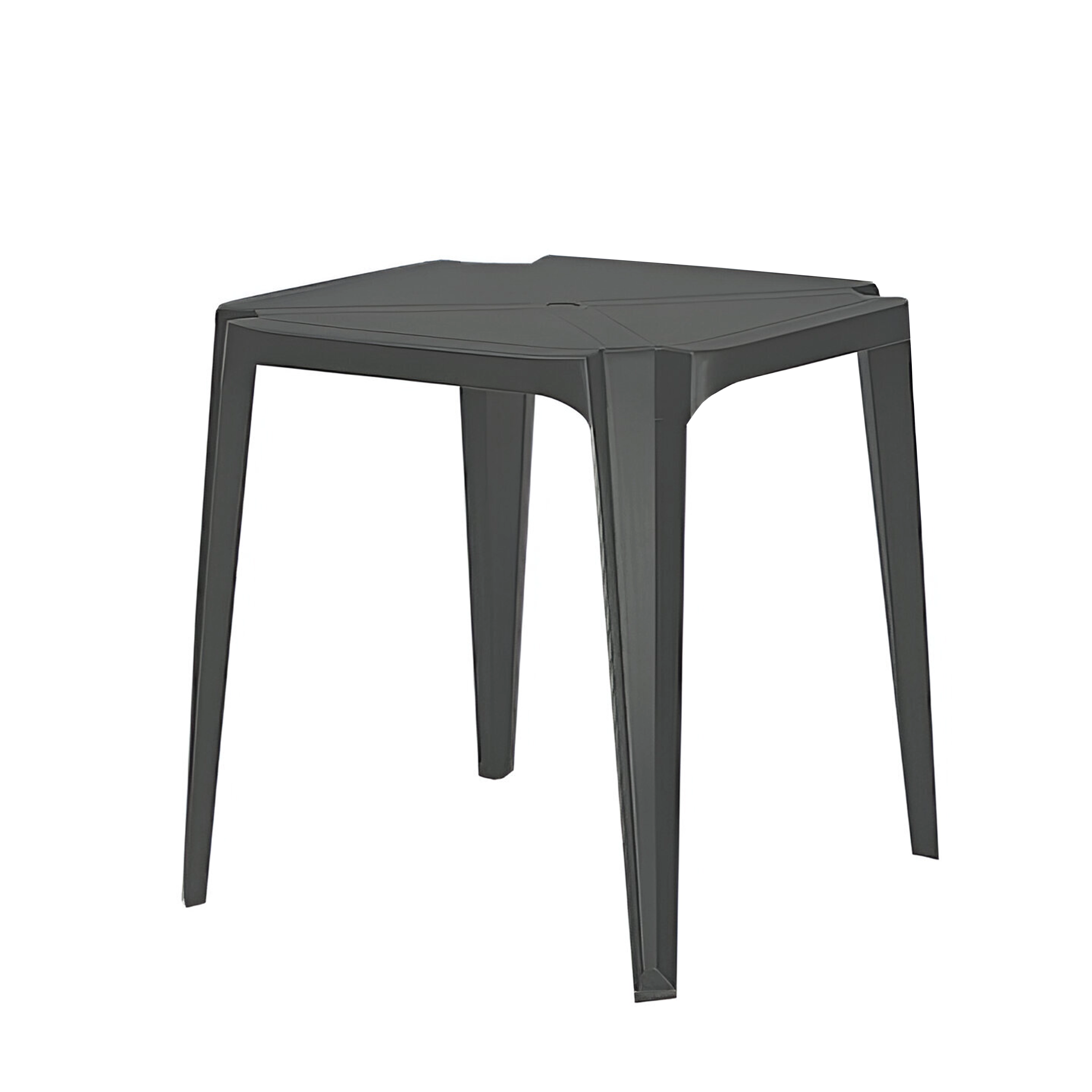 Table SUN Polypropylène 70x70xh71cm Anthracite - Grosfillex - Henri Julien