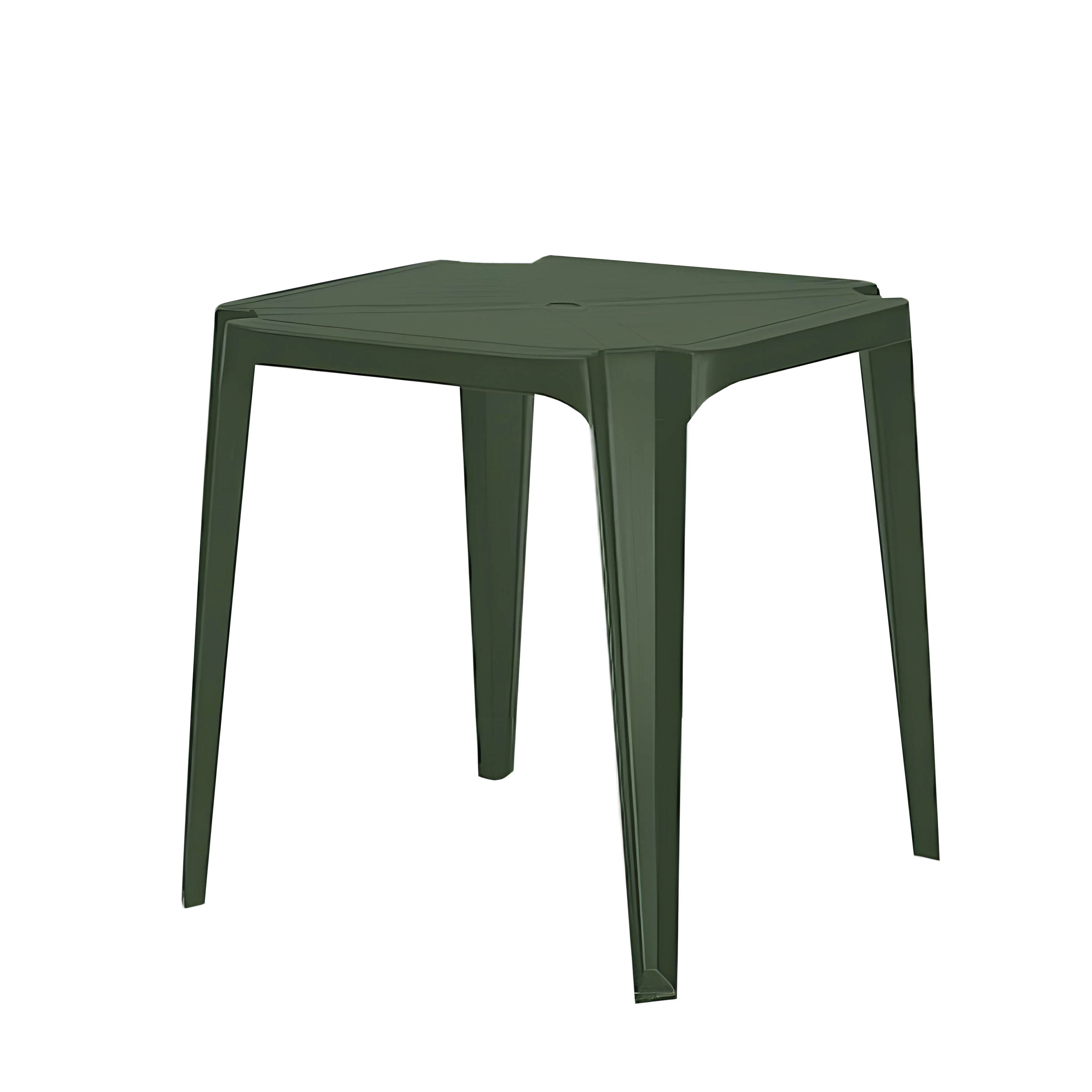 Table SUN Polypropylène 70x70xh71cm Vert amazonie - Grosfillex - Henri Julien