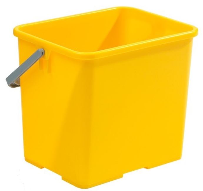 Seau de chantier 20L jaune accrochable TüV emballage : 5 pces - Banyo