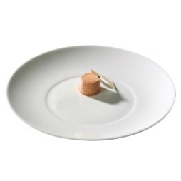 Assiette\u0020Plate\u0020GALICE\u0020Sarreguemines\u0020\u00D8270mm\u0020Porcelaine\u0020Blanc