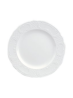 Assiette plate SULLY décor relief ø300