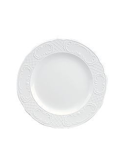 Assiette plate SULLY décor relief Ø270