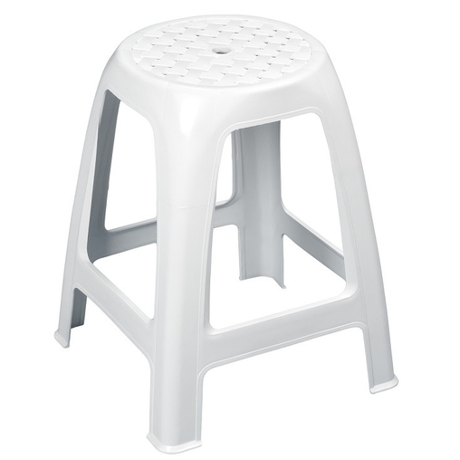 Tabouret monobloc Blanc - Henri Julien