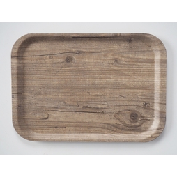 Plateau Fast Food CHIC PURE 37,5x26,5 Bois naturel - Henri Julien