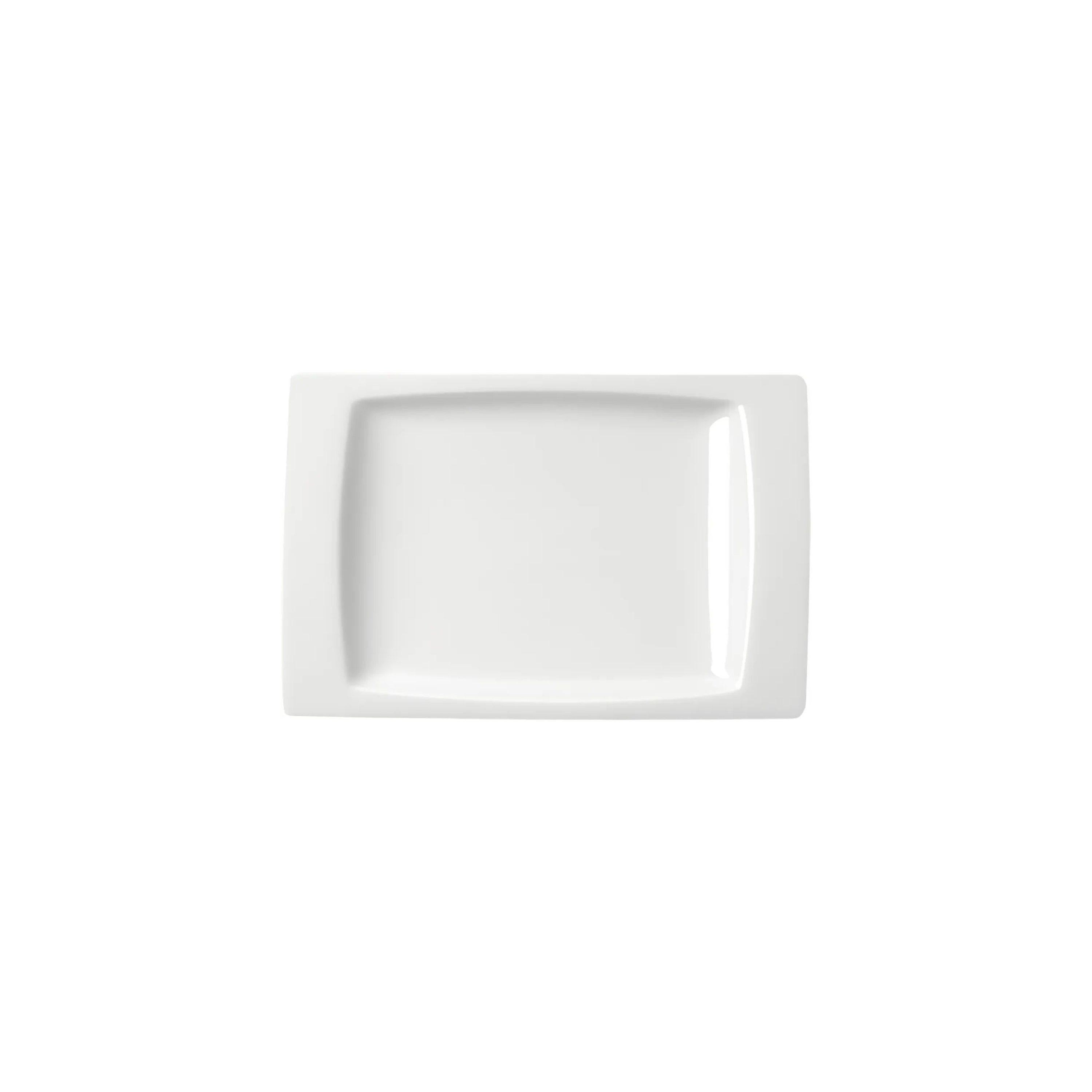 Assiette plate GONDOLA 180x120mm Porcelaine Blanc - Henri Julien