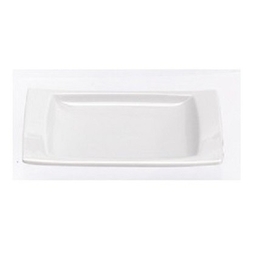 Assiette\u0020Plate\u0020GONDOLA\u0020180x120mm\u0020Porcelaine\u0020Blanc