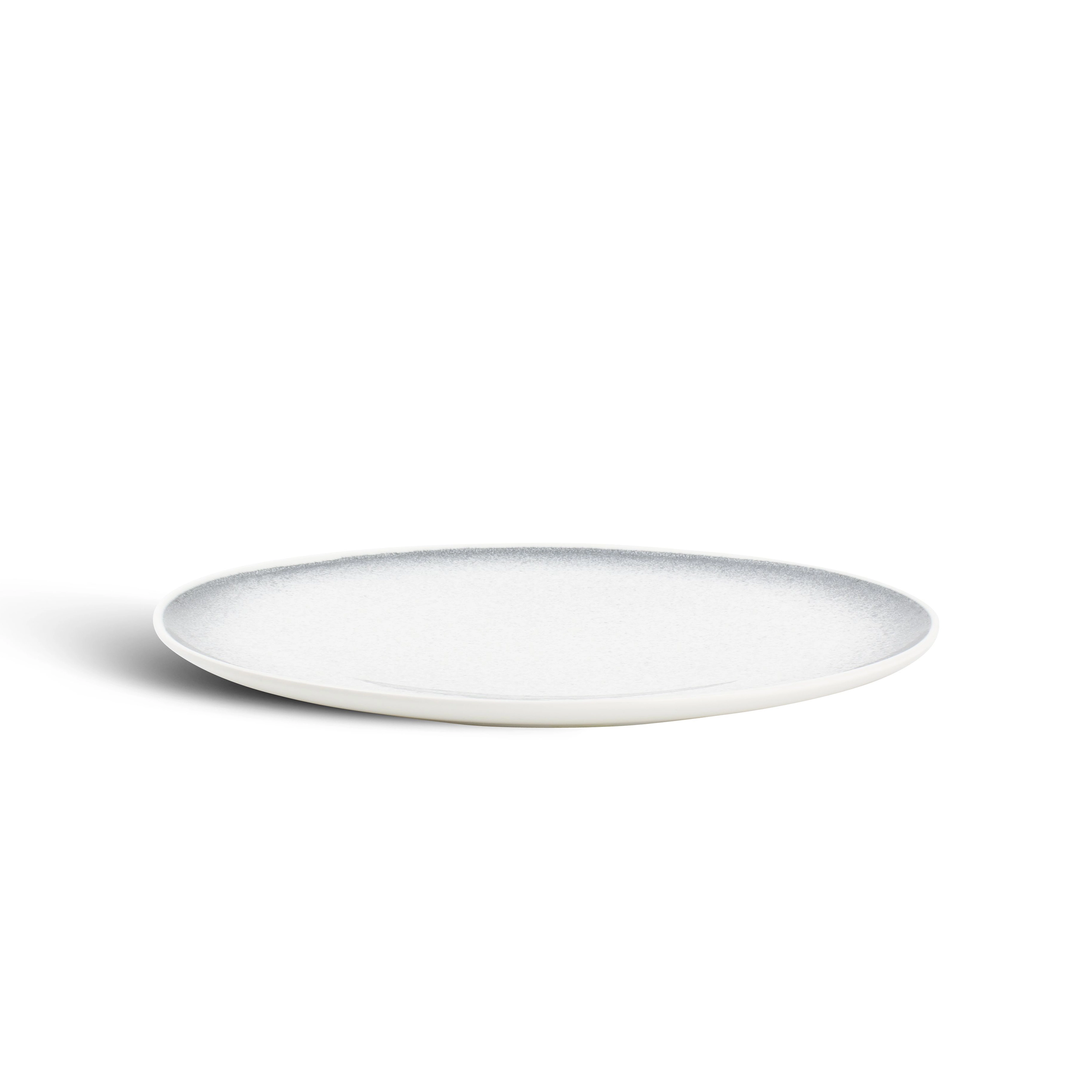 Assiette plate DUSK SPECKLED Ø270mm Porcelaine Blanc et Bleu - Fine2Dine - Henri Julien